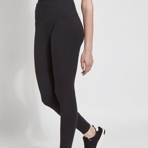 Lyssé Black Cotton Leggings